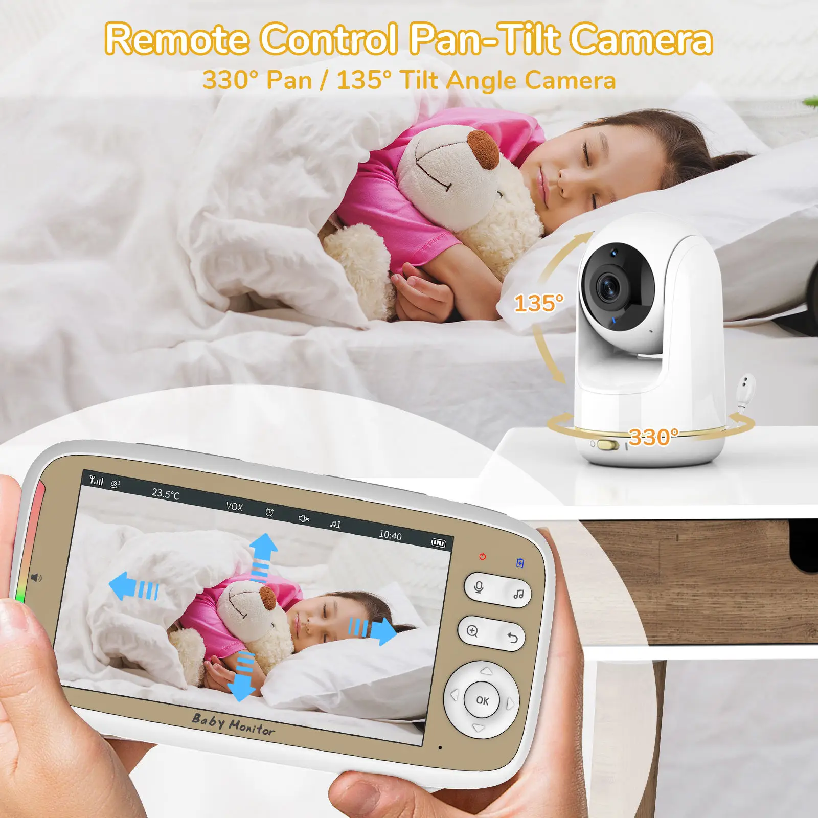 VB803 PRO Baby Monitor with 2p - Audio X Music recension och pris