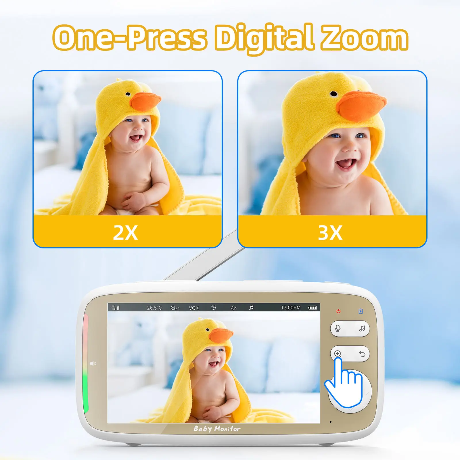 VB803 PRO Baby Monitor with 2p - Audio X Music recension och pris