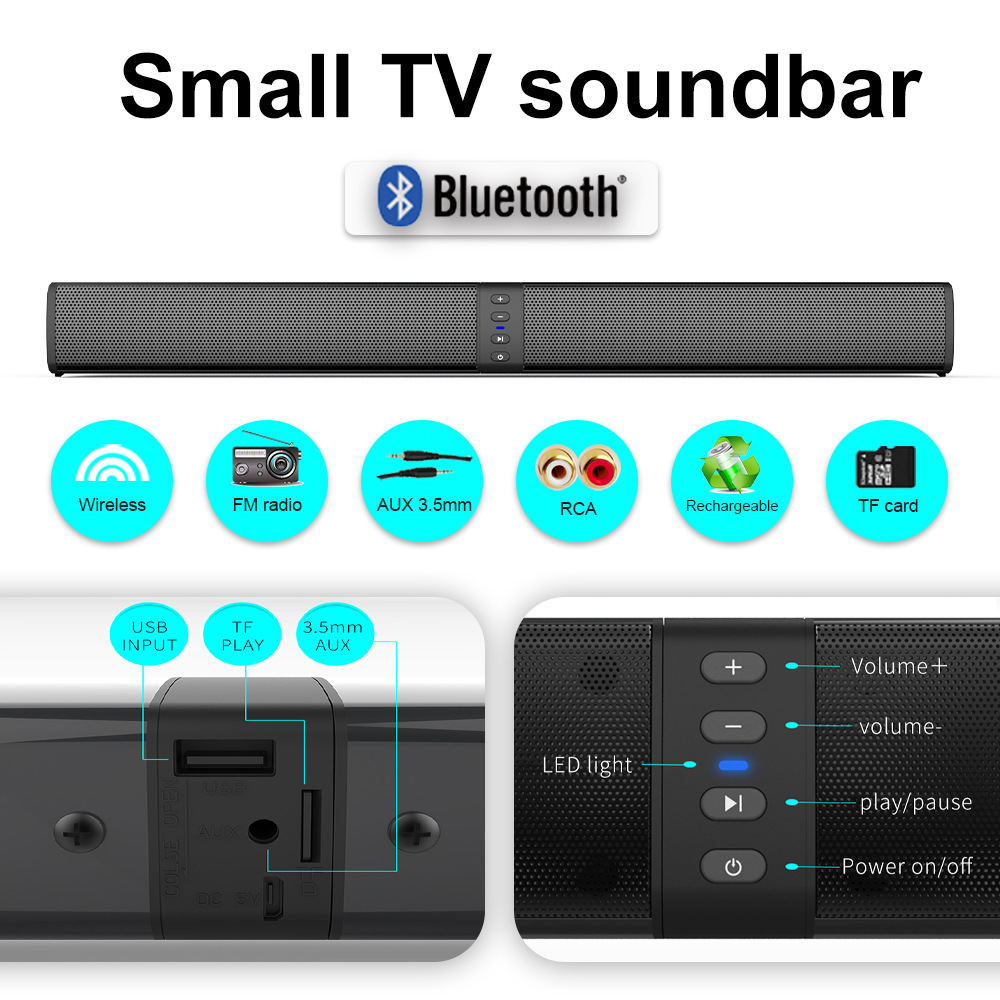 Detachable Soundbar Bluetooth  - Audio X Music recension och pris