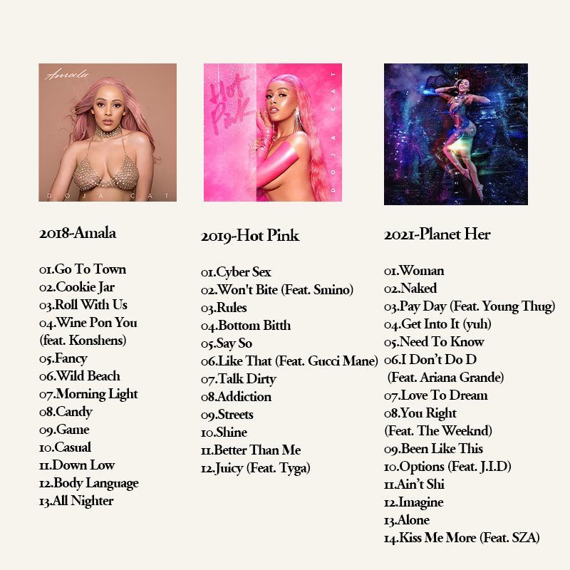 Doja Cat 6CD Music Album Colle - Audio Music Sound recension och pris