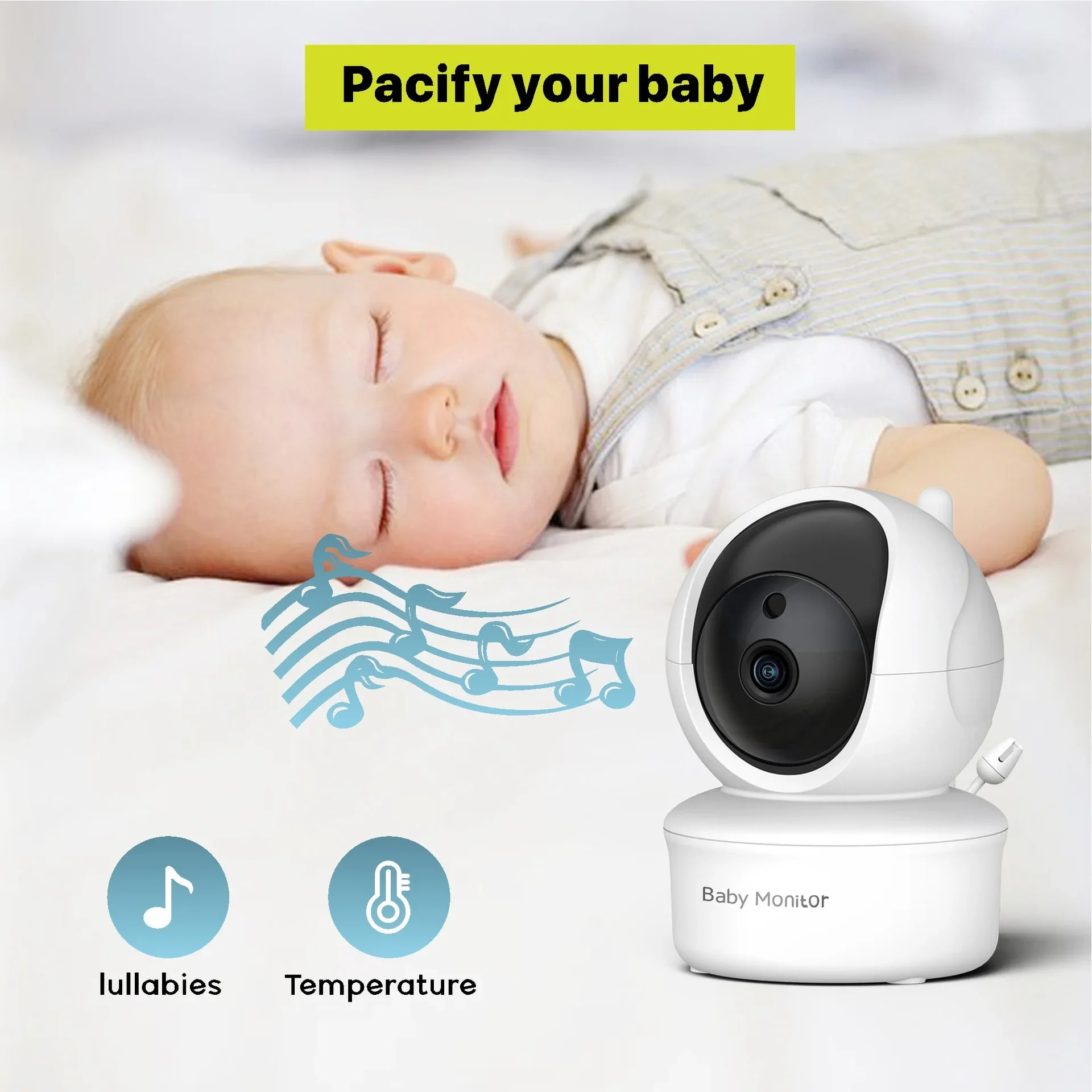 5.0 Inch Video Baby Monitor Wi - Audio X Music recension och pris