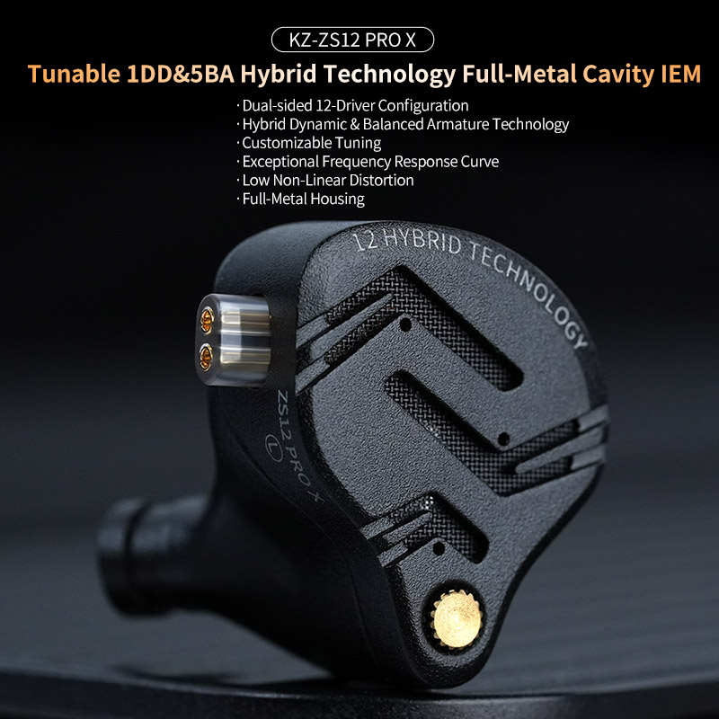 KZ ZS12 PRO X Metal Earphones  - Audio X Music recension och pris
