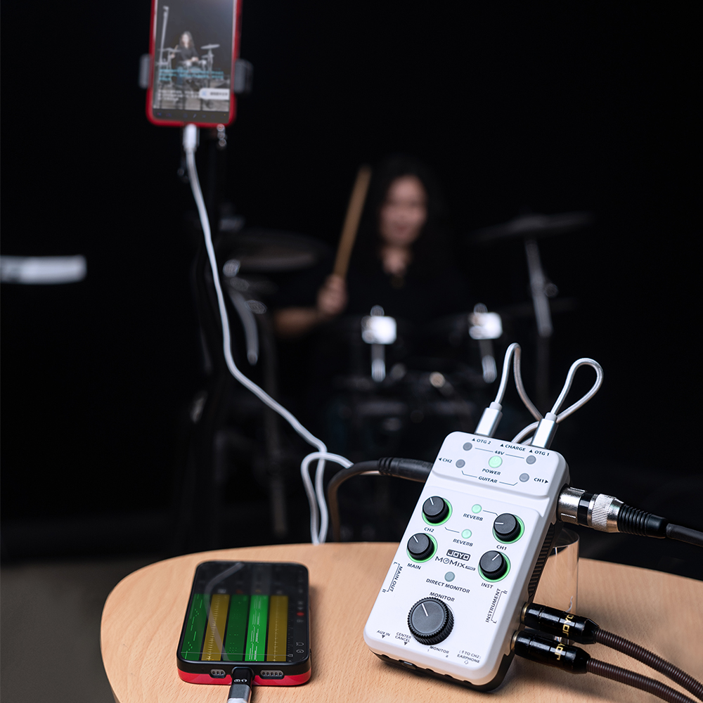 JOYO Audio Mixer MOMIX PRO Sui - Audio Music Sound recension och pris