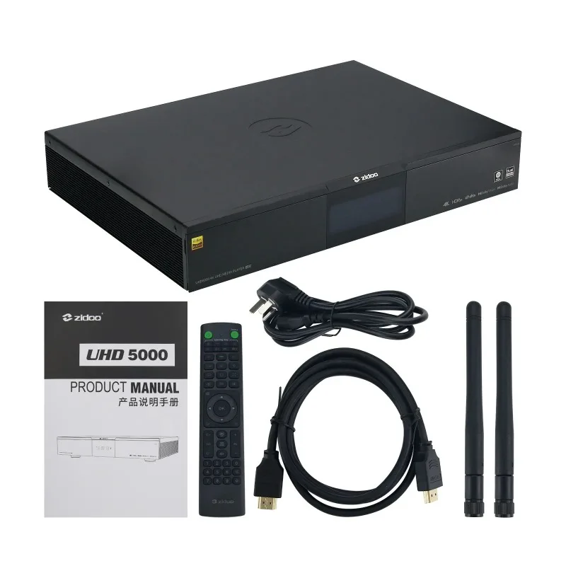ZIDOO UHD5000 4K HDR Dolby Vis - Audiovision Music Player recension och pris