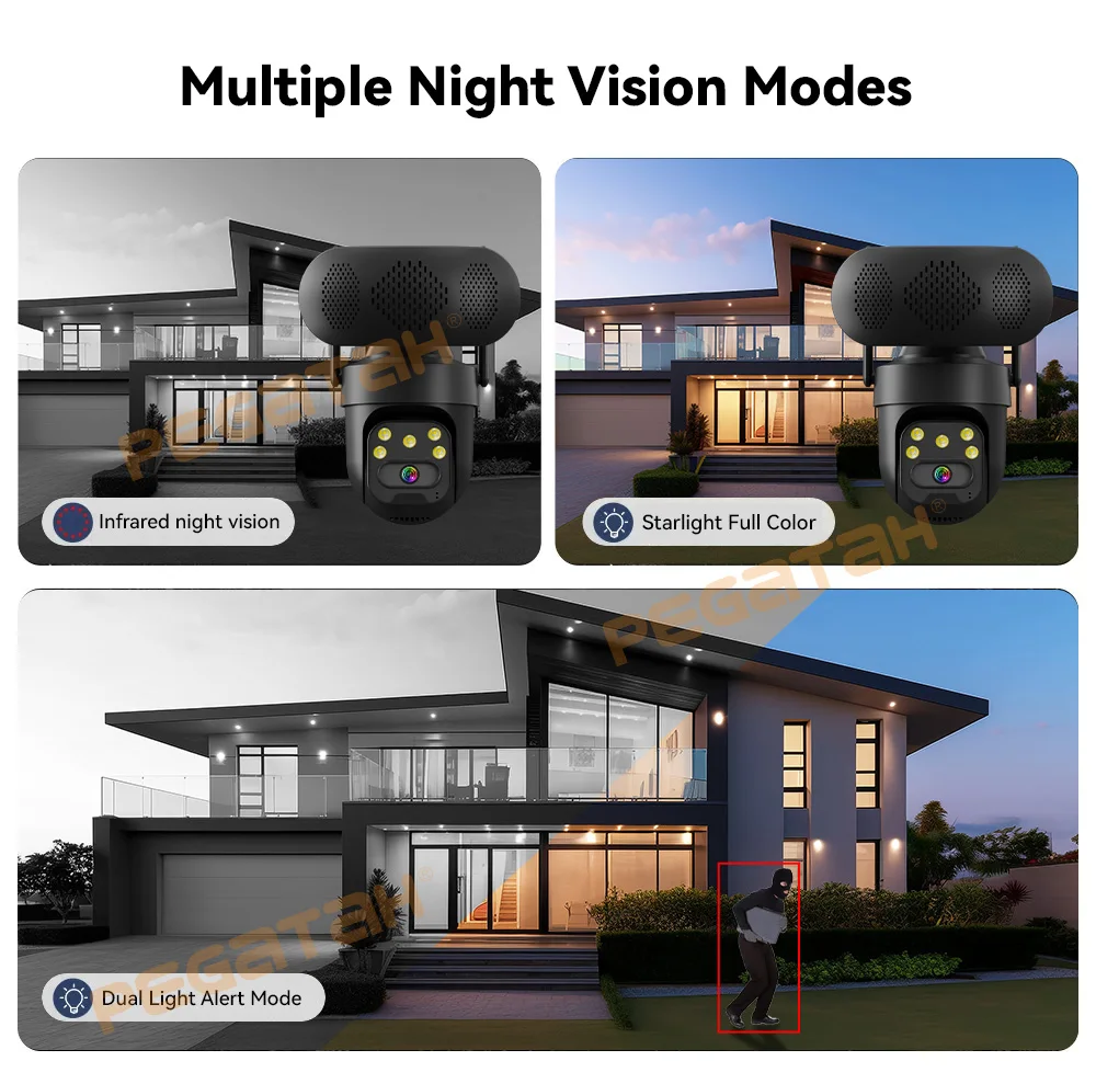 5MP IP Camera Outdoor 2.4G WiF - Audiovision Music Player recension och pris