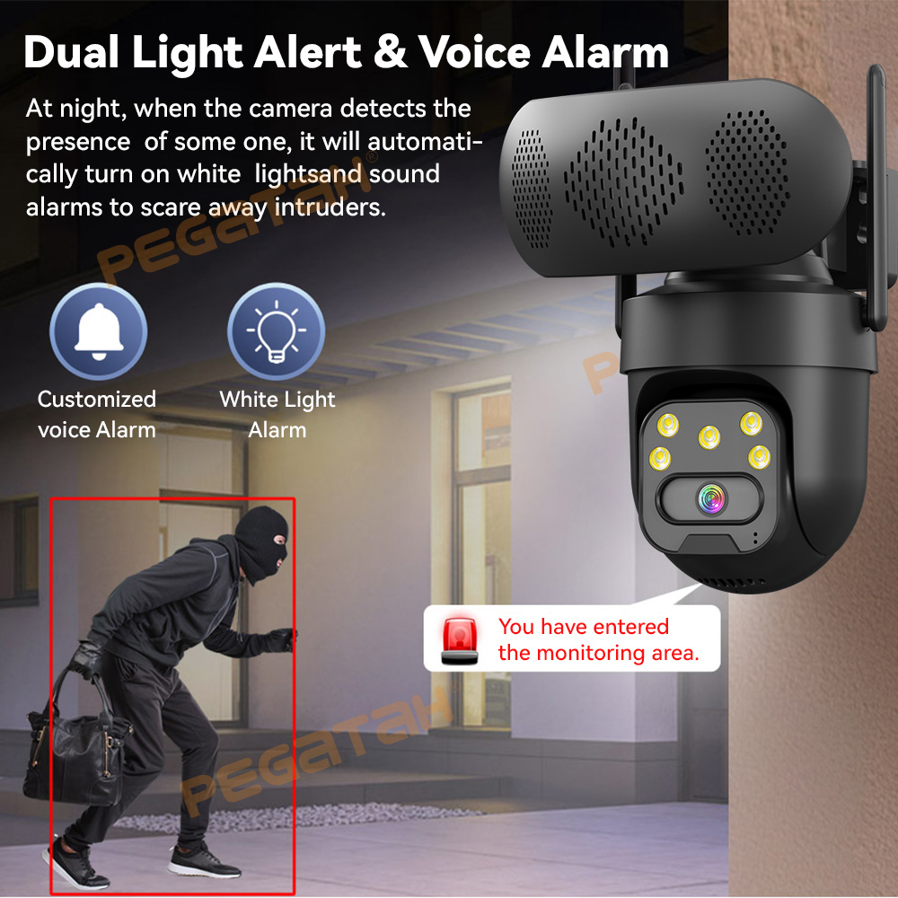 5MP IP Camera Outdoor 2.4G WiF - Audiovision Music Player recension och pris