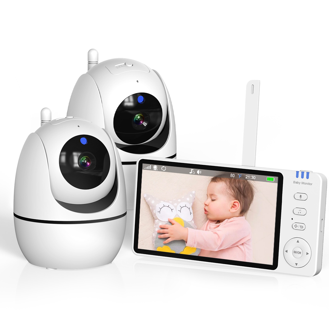 720P HD Wireless Video Baby  5 - Audiovision Music Player recension och pris