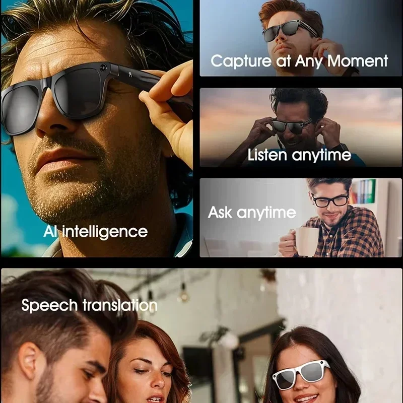 8K Vision AI Eyeglasses Built- - Audiovision Music Player recension och pris