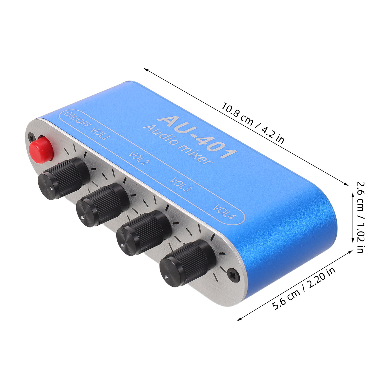4 Channel Audio Mixer Compact  - Audio Music Original recension och pris