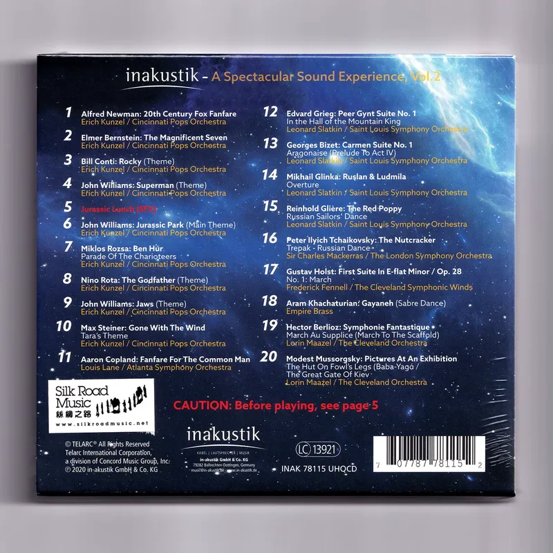 UHQCD Disc for Shocking Sound  - Audio Music Sound recension och pris