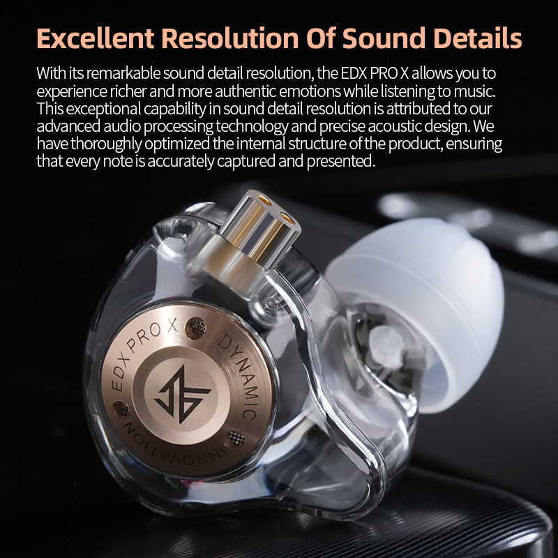 KZ EDX PRO X Dynamic Drive Ear - Audio X Music recension och pris