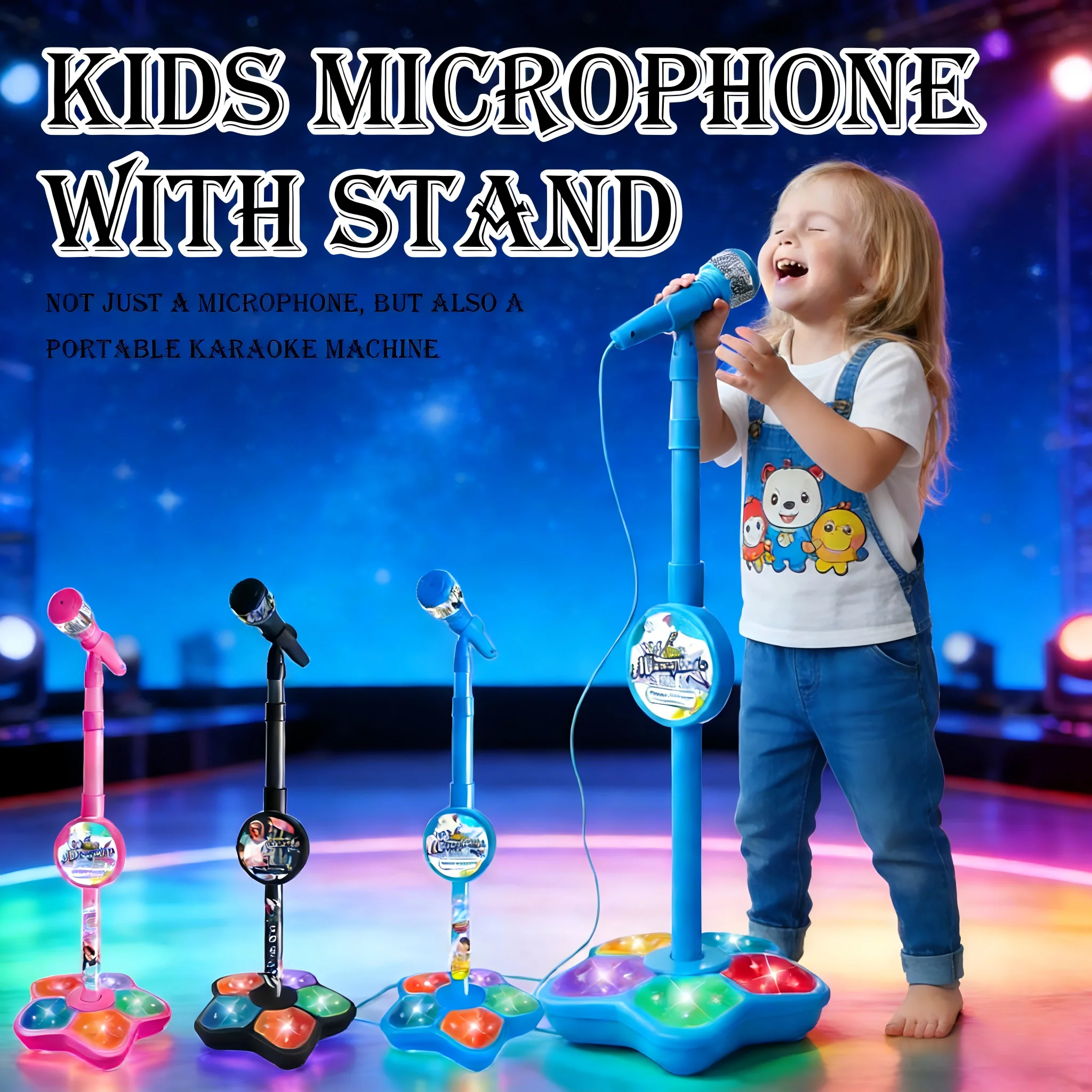 Karaoke Microphone with Stand, - Audio Music Edit recension och pris